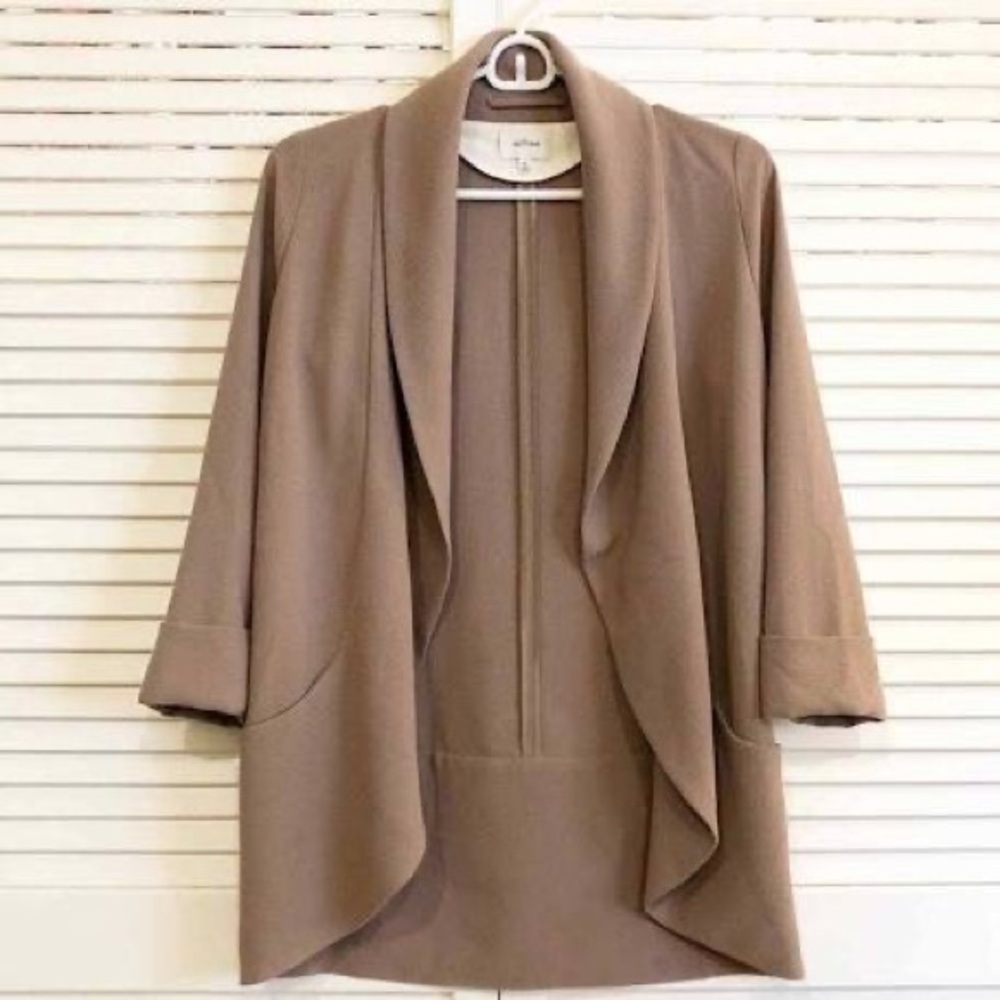 Aritzia Tan Blazer